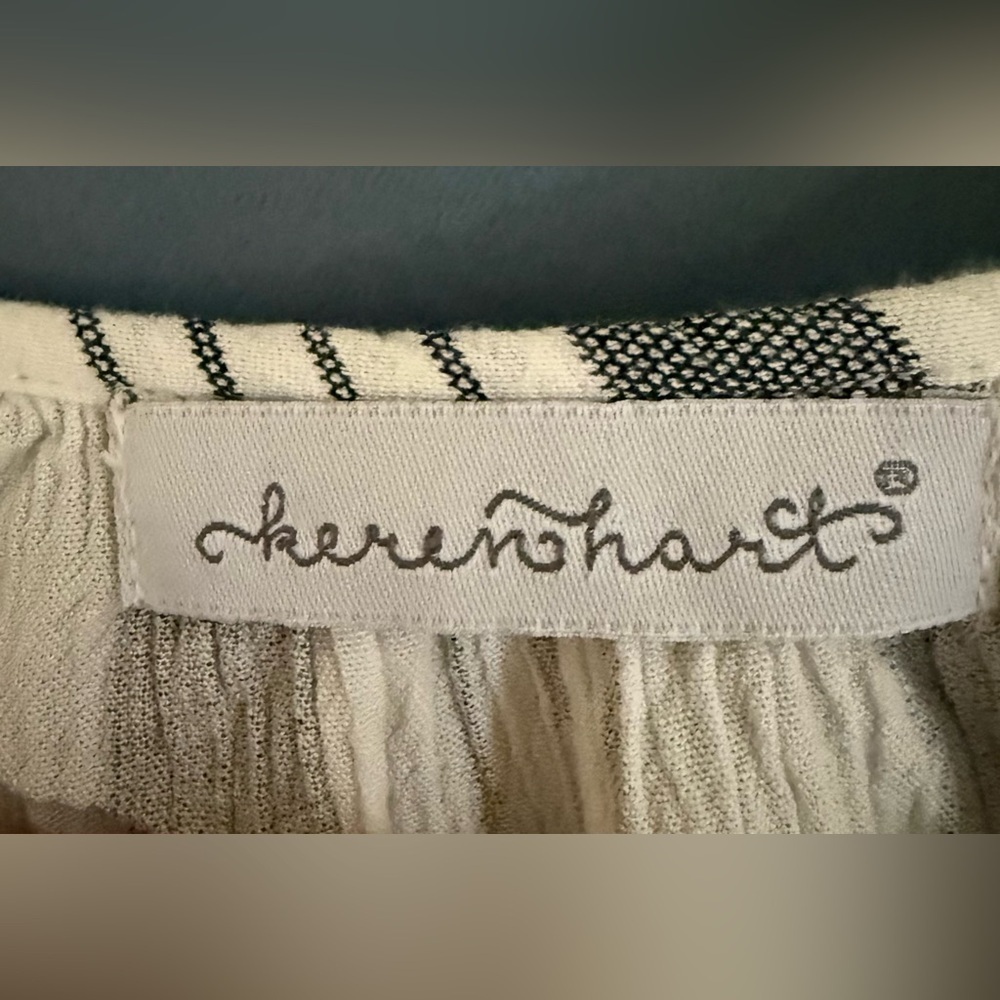 🌿 Karen Hardt Boho Blouse – Size M - Picture 3 of 4